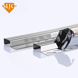 Foshan Manufacturer MJO Tile Edge Trim For Stairs Step Nosing Trim For Protection Customized Metal Stair Nose Trim Free Sample