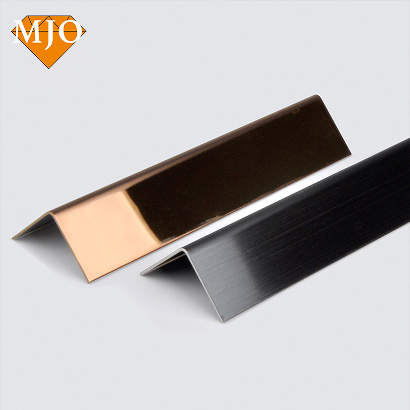 Foshan Supplier MJO Tile Edge Trim Stainless Steel Corner Edge Trim For Wall Corner Protection Customized Tile Trim