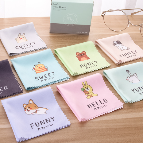 Microfiber eye glasses/sunglasses leaning cloth /eyeglasses cloth logo