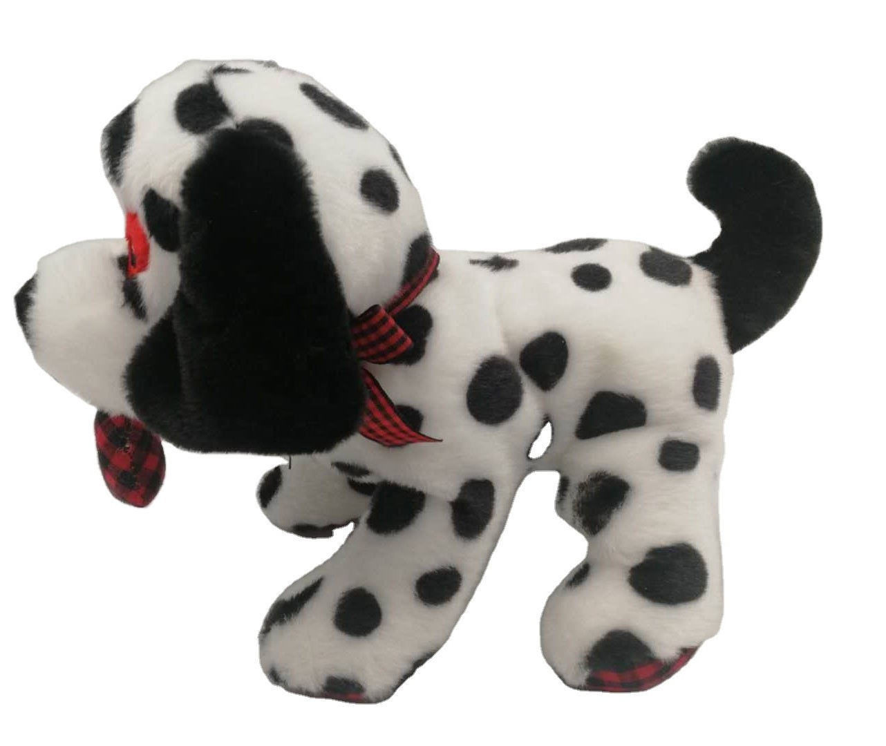 Wholesale custom children gift OEM/ODM high quality cute super soft stuffed plush toy 8 inch Dalmatian with heart