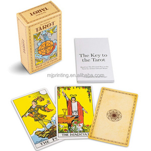 Different Types of Customized Size Original Tarot Cards Deck with Guidebook