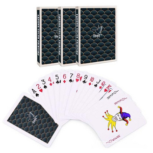 holographic custom playing card tuck box barcode playing cards