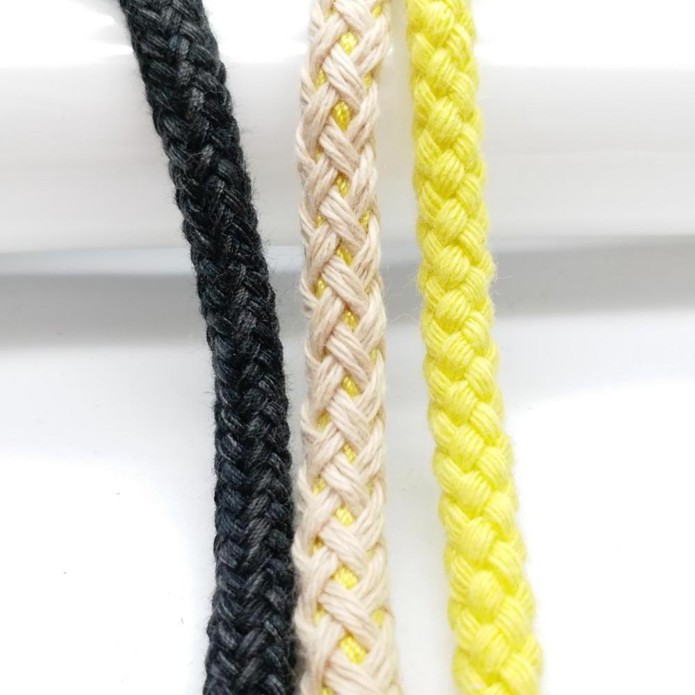 Handmade Durable 4Mm Braided Cotton Cord For Crafts Making