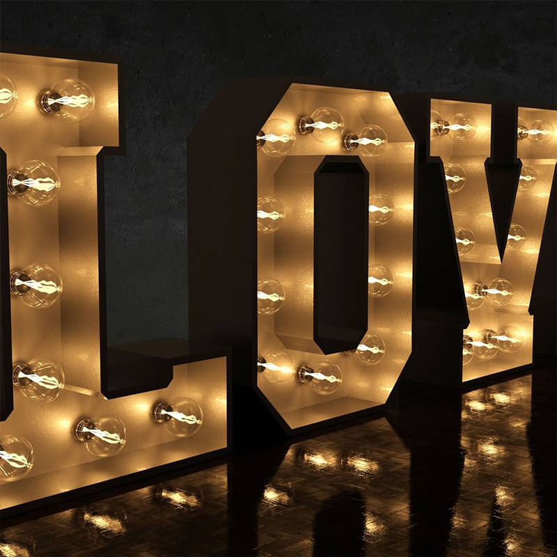 Marquee Letters Wholesale Wedding Decor Lights Marquee Letter Led Big Numbers Giant Light Up Letters Led Marquee