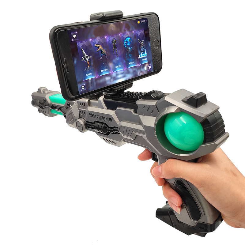 Hot Selling Safety AR Gun Toy Intelligent Gun Topsky Plastic AR Game Gun With Phones For Kids