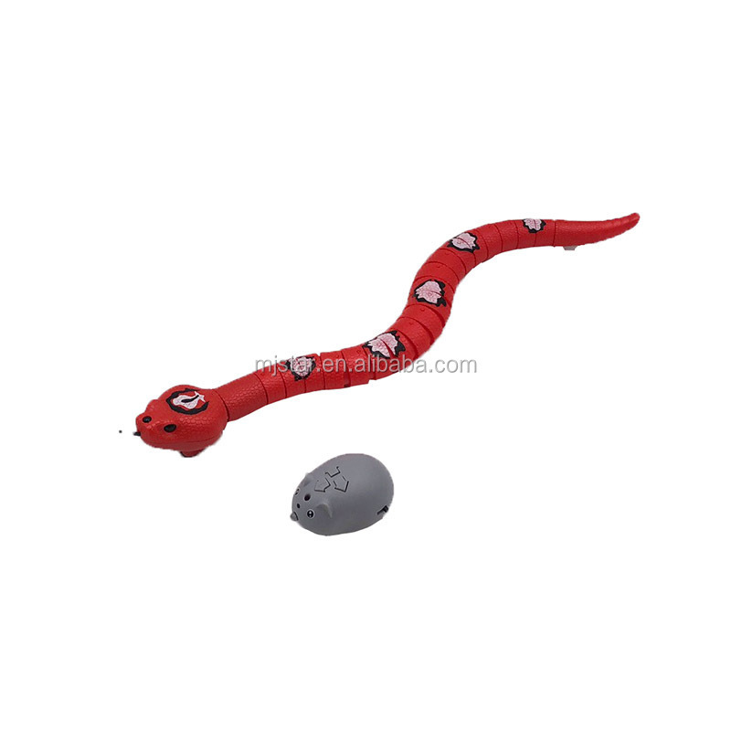 Funny infrared control RC electric snake toy simulated plastic animal toy with sensor