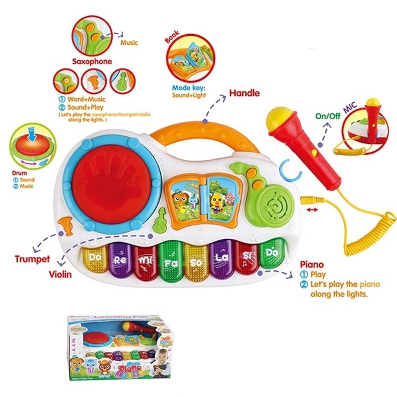 develop intelligence baby fun 3 in 1 drums set musical for sale