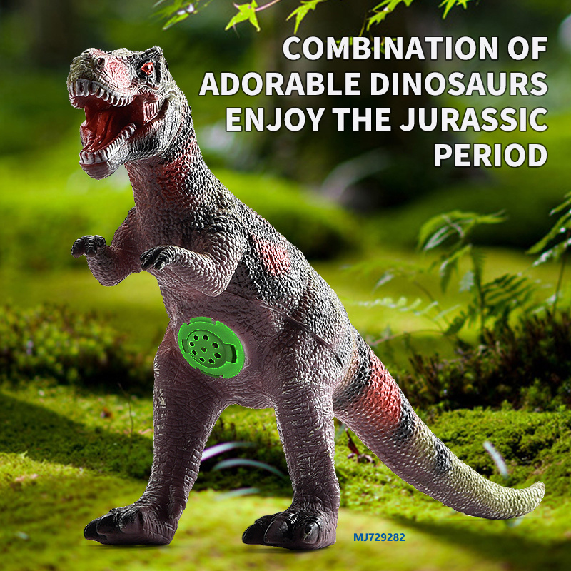 Hot Selling Other Animal toys 3D Dinosaur Model for Kids Jurassic Park Enamel Dinosaur Toys Tyrannosaurus Rex Toy