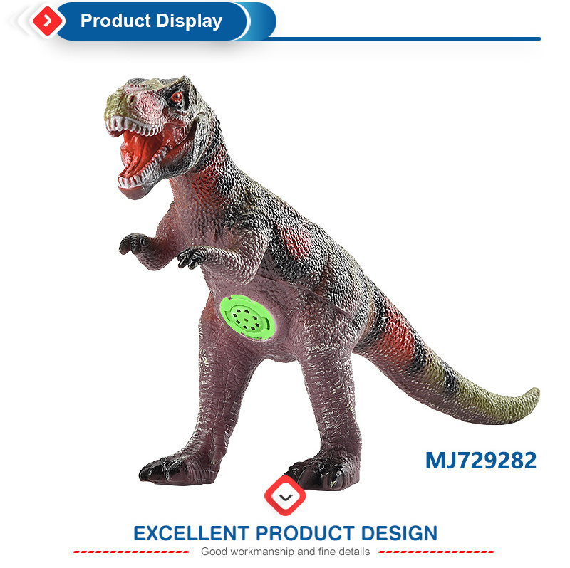 Hot Selling Other Animal toys 3D Dinosaur Model for Kids Jurassic Park Enamel Dinosaur Toys Tyrannosaurus Rex Toy