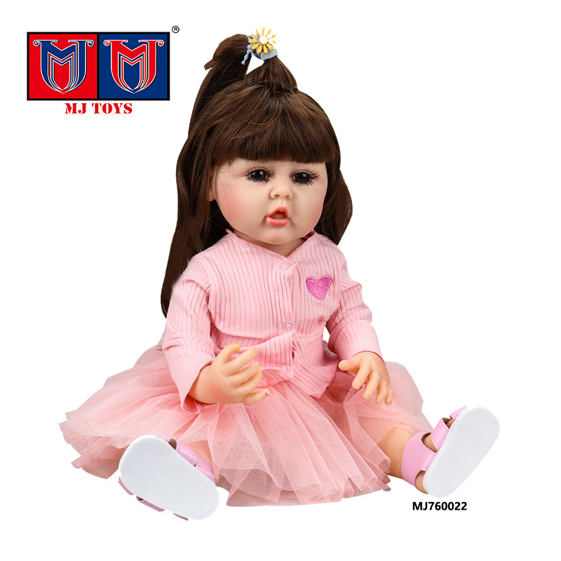 Custom Wholesale 55cm Baby Doll Rag Mini Life Kids Toys Realistic Parts Twins Doll Completo De Real Kit Reborn Newborn Dolls