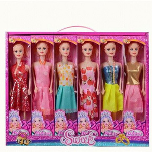 MJ OEM/ODM low price Dress up Toys Fashion Girl doll Accessories with Clothes 11.5 INCH Tone Doll for Baby Kids