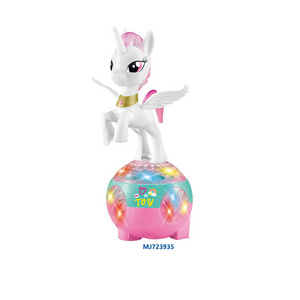 Educational Toy Universal Dancing Musical unicorn with Round Stage for Girls Kids