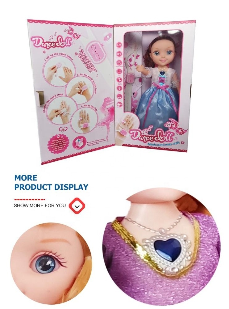 2.4Ghz english sound gesture smart remote control doll with multifunction