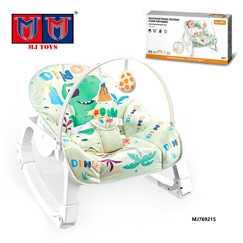 Electric Portable Folding Durable Toddler Vibrating Rocking Stuffed Toys Adjustable Newborn Baby Rocker Chair