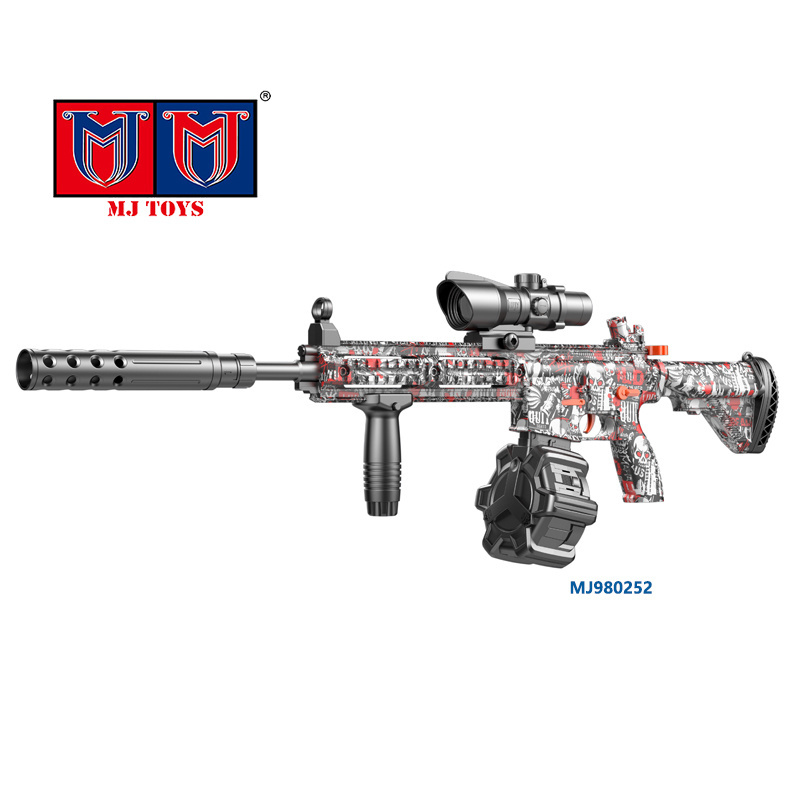 Hot Sale Electric Splatter Ball Gun Graffiti Gun 7-8Mm With Light 7-8Mm Water Bomb Up Gel Ball Toy Gun