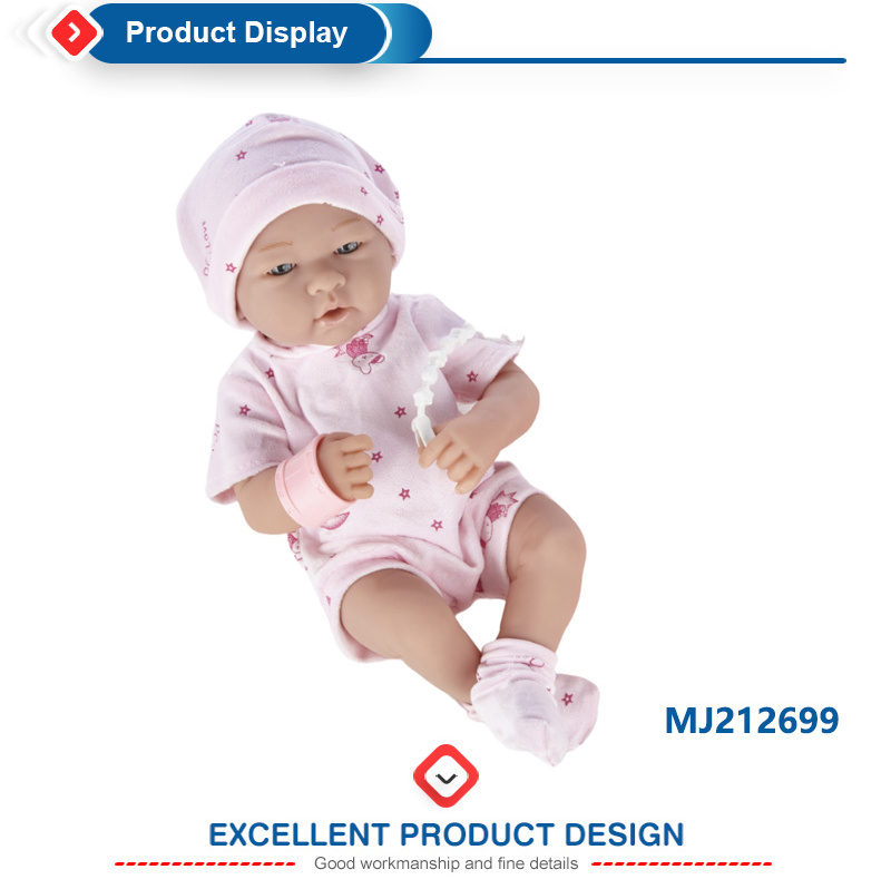 Hot Selling 14 inch Realistic Reborn Doll lifelike premie bebe doll Silicone Full Body Baby Doll toys for kids baby