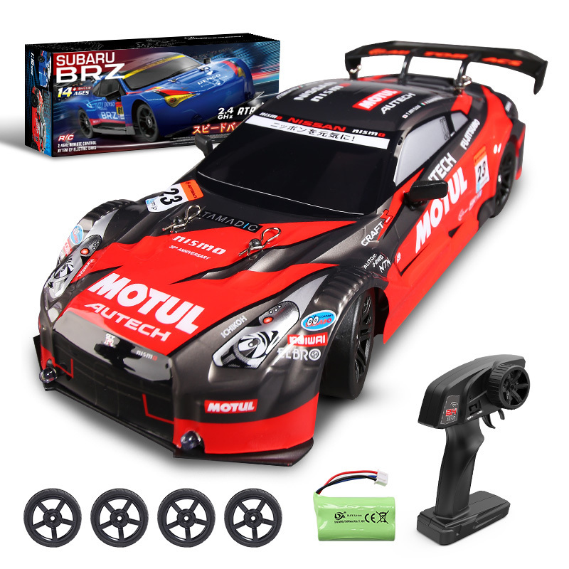 New Toy Custom 2.4G 1: 16 Scale Model Gtr Semi Proportional Drift Remote Control Drift Vehicle Rc Drift Racing Car