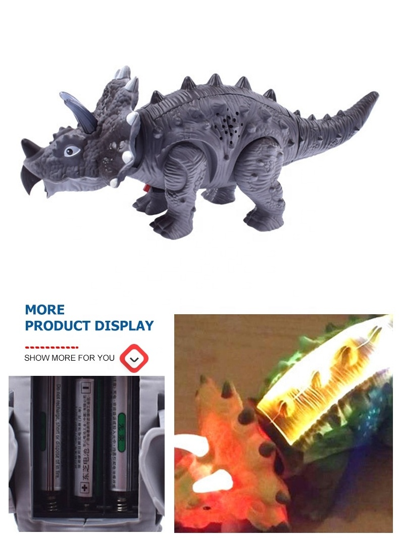 High quality dinosaur toys for kids dragon luminous electric walking other dino animal with lights and music