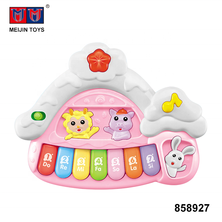 electric 7 keys animal cartoon music child piano toy for sale