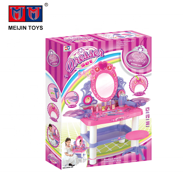 Girls'hot selling baby dressing table set toy