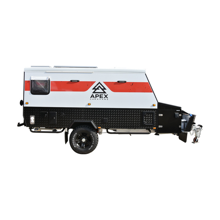 Brand New Off Road Fiberglass Made Expedition Truck Camper With Slide Out Kitchen