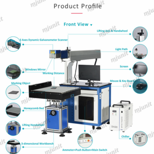 Automatic Processing Jeans Denim Photo Whisker Logo Laser Marking Machine fiber laser marking machine