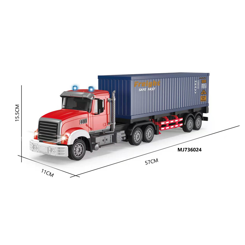 1/24 Scale Juguetes Giant Remote Control Toy Semi Container Trucks Trailers Tractor Car Crawler Rc Truck And Trailer