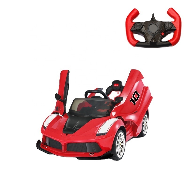 2022 popular rc ride on car for kids remote control electric power wheel 4x4 battery vehicle children to drive with musical