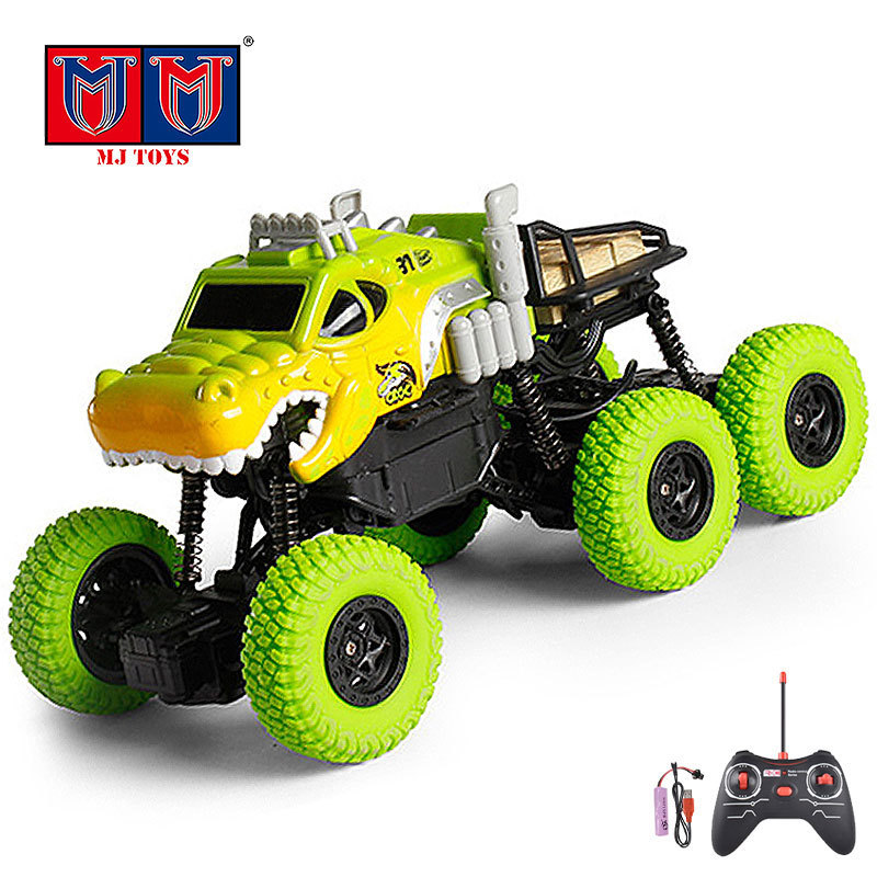 1/16 6WD 6 Wheels  Remote Control Truck Parts Brushless Cross Country Racing Car Rc Monster Truck Off-Road Vehicle