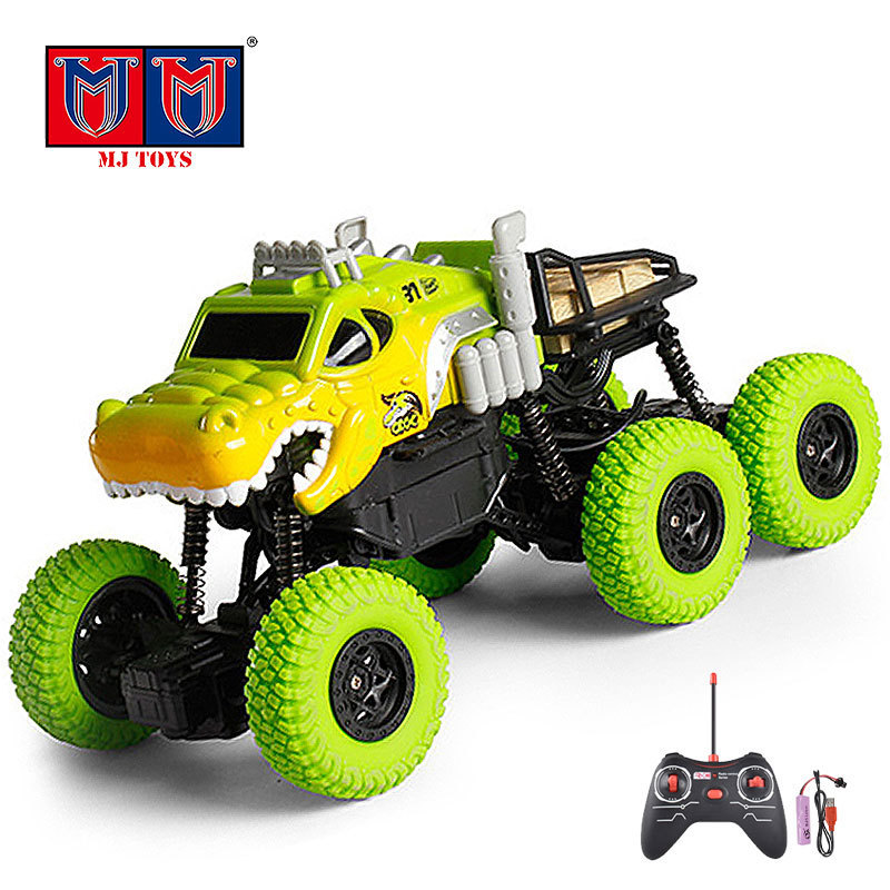 1/16 6WD 6 Wheels  Remote Control Truck Parts Brushless Cross Country Racing Car Rc Monster Truck Off-Road Vehicle