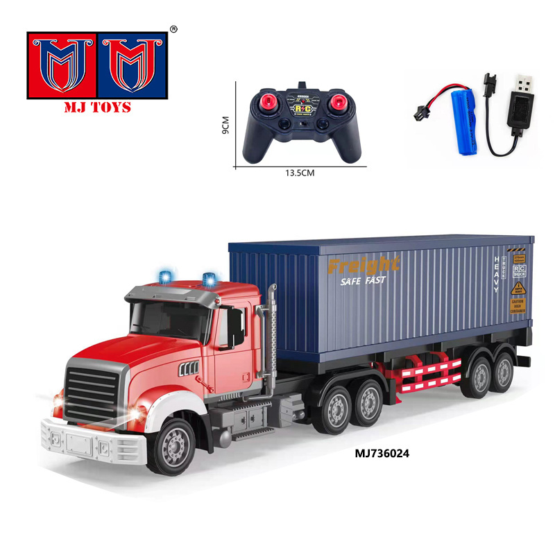 1/24 Scale Juguetes Giant Remote Control Toy Semi Container Trucks Trailers Tractor Car Crawler Rc Truck And Trailer