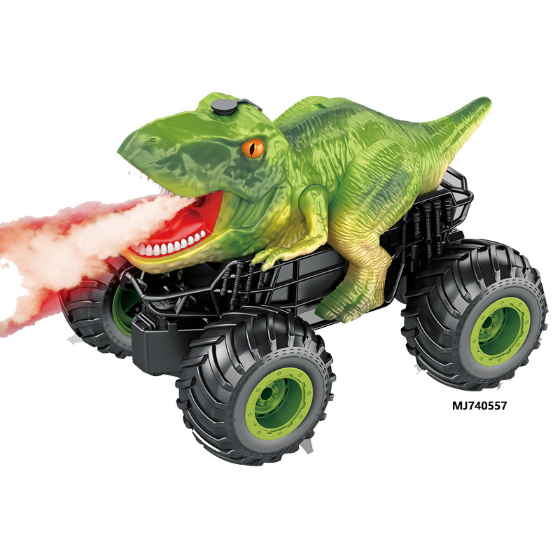 2.4G 4X4 Shell Big Large Size 4Wd Dinosaur Water Spray Light Off-Road Vehicle Toy Car Rc Rock Crawler Monster Truck