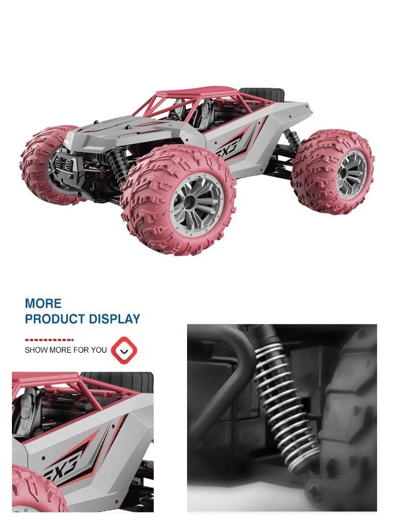 2.4Ghz 4WD 1/14 High Speed 36KM/H Alloy Electric Racing Drift Vehicle Toys Big Wheel Off Road Remote Control RC Car