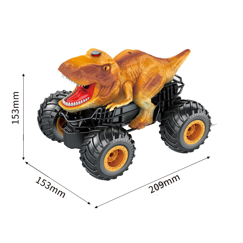 2.4G 4X4 Shell Big Large Size 4Wd Dinosaur Water Spray Light Off-Road Vehicle Toy Car Rc Rock Crawler Monster Truck