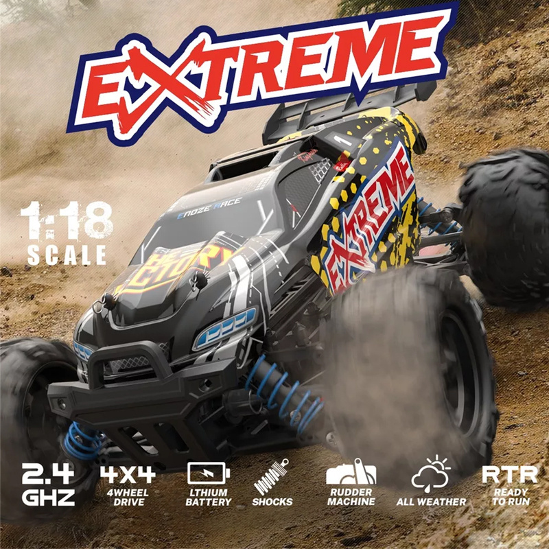 1/18 Scale Off Road Toys Profesional Cars Adults Toy Remote Control Truck Super Rc High Speed Car