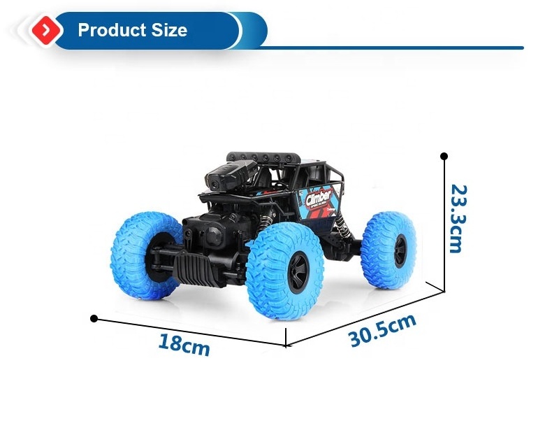 New 1/18 Scale 4 Wheels Giant Mini High Speed 4 Rc Cars With Camera Remote Control Monster Truck