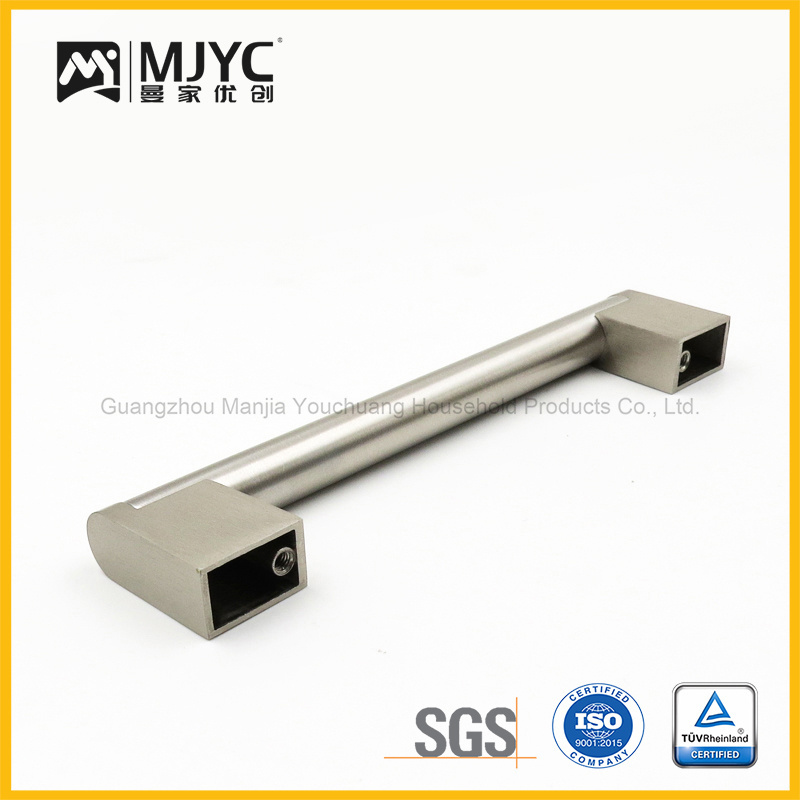 Modern Stainless Steel Furniture Handle - Satin Nickel Finish 96mm Cabinet Handle Furniture Wardrobe Hardware Pull