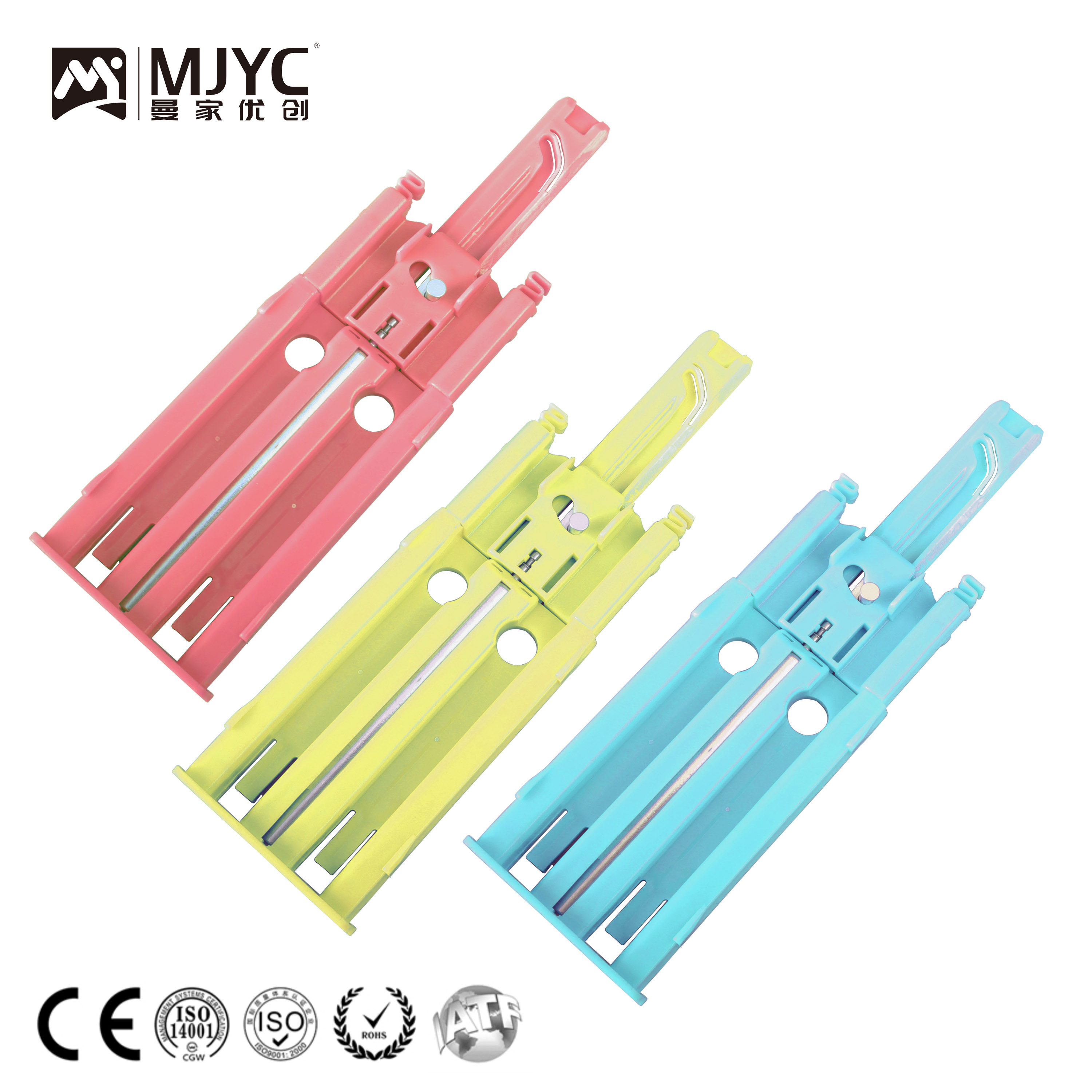 Furniture hardware soft close hydraulic plastic POM damper drawer slide durable and quality ducting damper