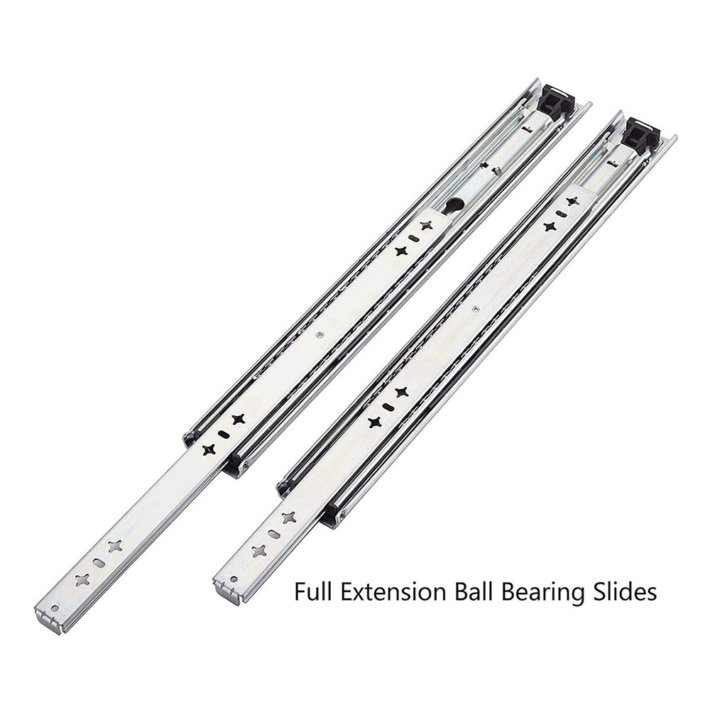 14 Inch 3-Section Soft Close Full Extension Ball Bearing Side Mount Drawer Slides,100 LB Capacity Drawer Slide