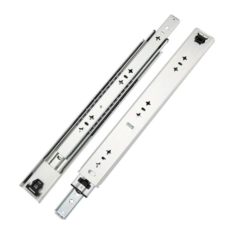 Soft Close Drawer Slides 20 Inch Furniture Replacement Parts Full Extension Side Mount Ball Bearing Rails heavy duty