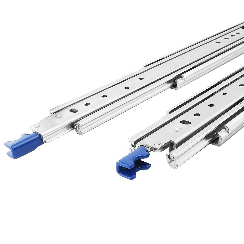 Heavy Duty Drawer Slides with Lock 12 14 16 18 20 22 24 26 28 30 32 34 36 38 40 44 48 52 56 60 Inch Full Extension Side Mount