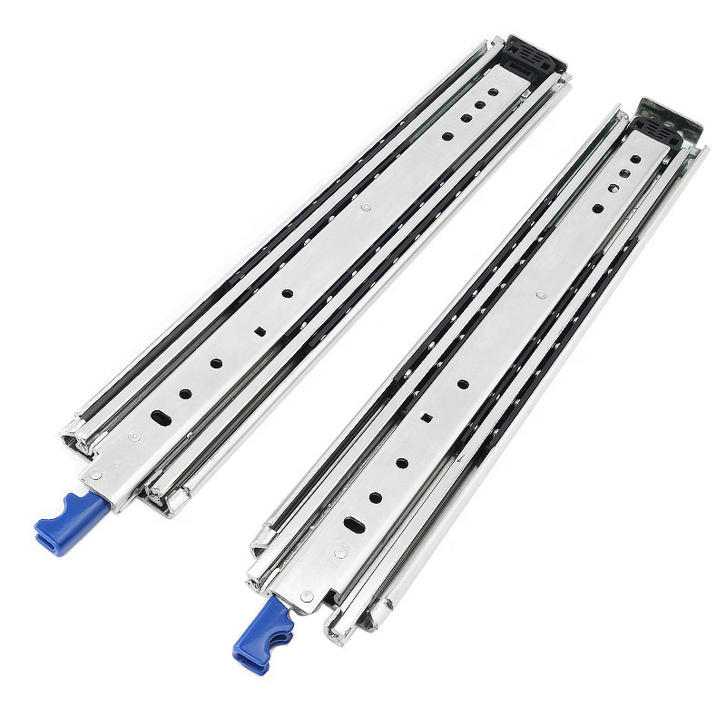 Heavy Duty Drawer Slides with Lock 12 14 16 18 20 22 24 26 28 30 32 34 36 38 40 44 48 52 56 60 Inch Full Extension Side Mount