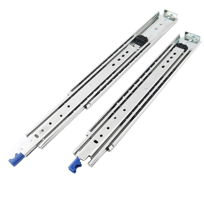 Heavy Duty Drawer Slides with Lock 12 14 16 18 20 22 24 26 28 30 32 34 36 38 40 44 48 52 56 60 Inch Full Extension Side Mount