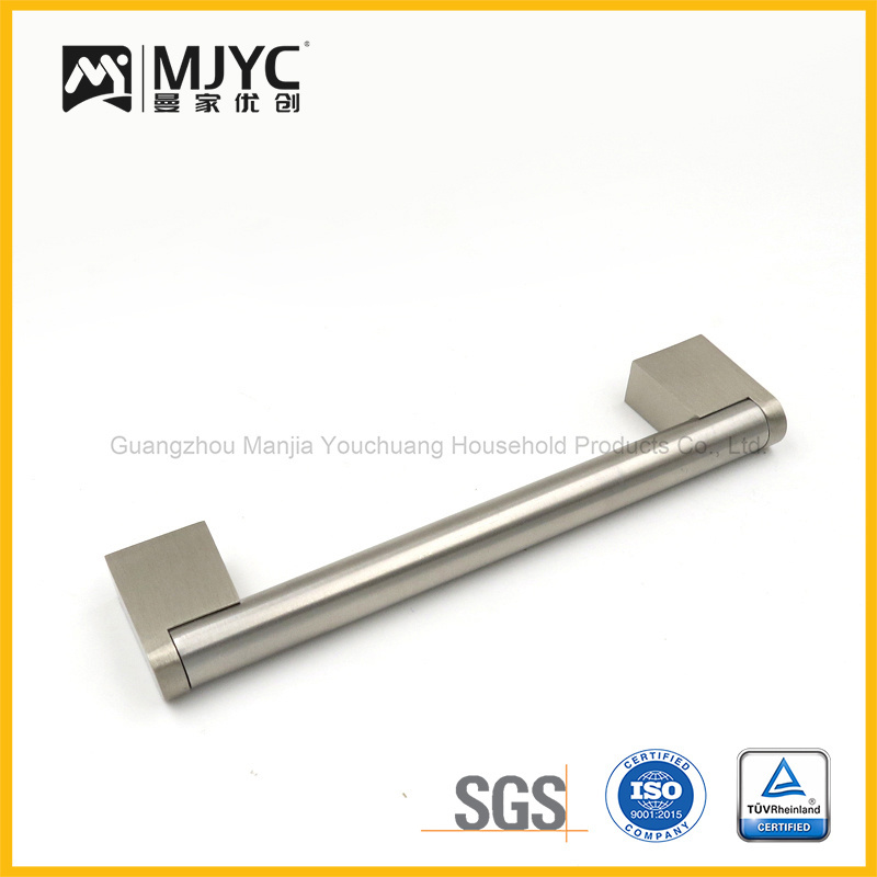 Modern Stainless Steel Furniture Handle - Satin Nickel Finish 96mm Cabinet Handle Furniture Wardrobe Hardware Pull