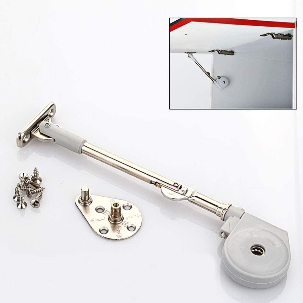 Heavy Lid Support Hinges with Soft Close, Zinc Alloy Hydraulic Hinge Lid Stay Support for Closet, Wardrobe or Toy Box