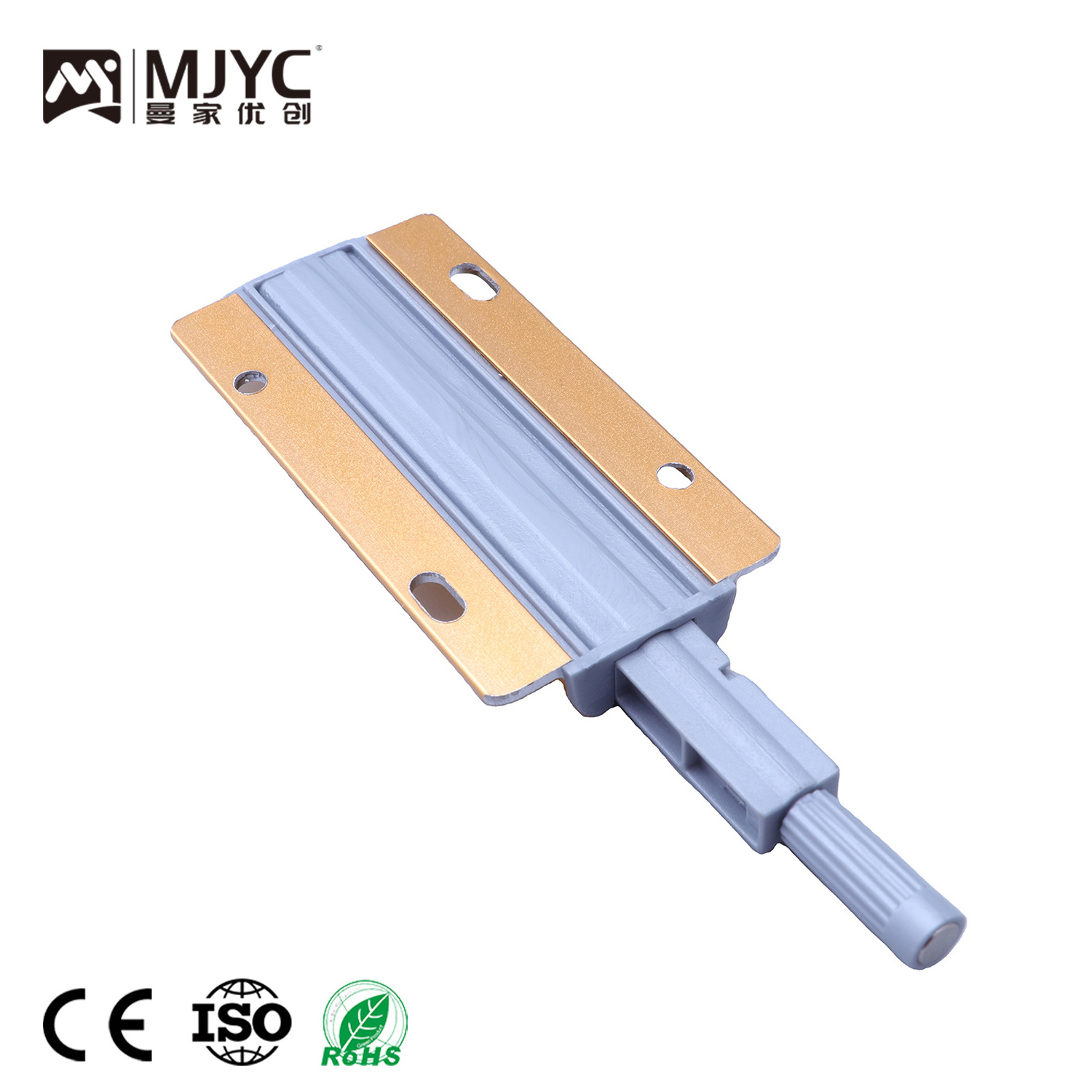 Top quality gold magnetic door latch push to open latch cabinet door damper