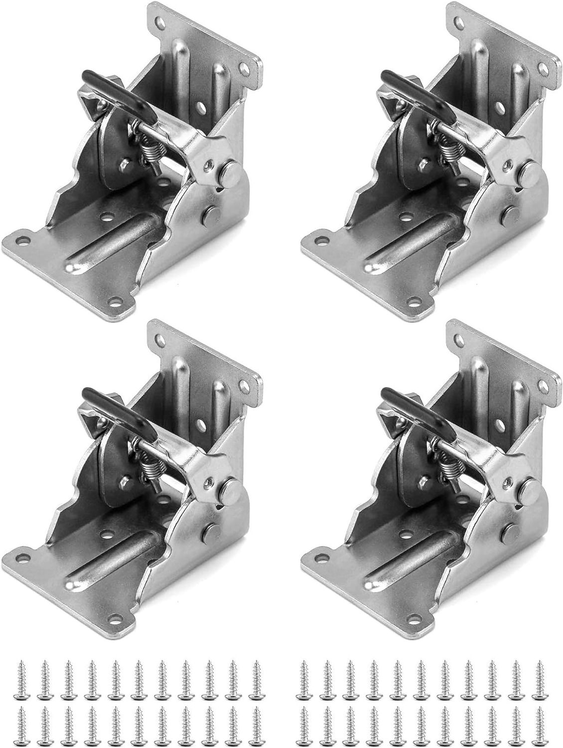 Folding Hinge Pack of 2 Table Legs Folding Locking Table Legs Support Bracket Folding Console Hinges Cabinet 90 Degree