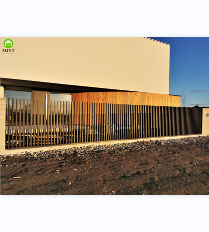 3D Ventilation customized fixation decorative metal fence panels aluminum fence slat panels