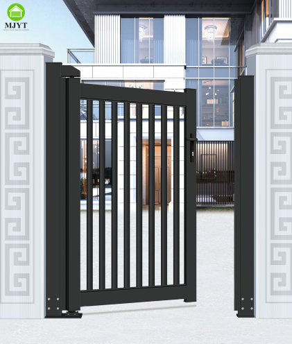 Latest Side Gate Design Close Automatically Aluminium Pedestrian Villa Gate