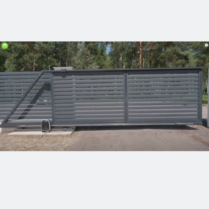 Driveway Swing Gates Factory Main Gate Design Powder Coated Double Swing Aluminum Gates Different Modern Gate Design